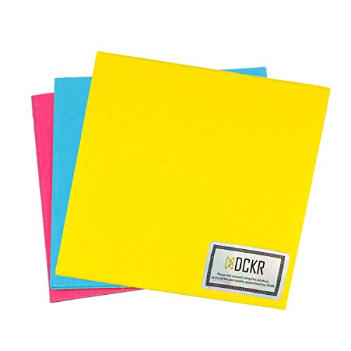 No Mildew Smell with Kitchen Scrubbing Dish Cloth 15 x 15" Set of 3+1 4PCS, Multi-use (with Machine) Cleaning Wash Cloths of Viscose Fabrics Scour Side, Super Absorbent Quick-Drying