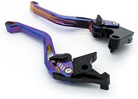 Miniatura 3 de FXCNC Palancas de embrague de freno corto de aluminio para motocicleta compatibles con NINJA 650R ER-6F Z650 Z900 2017-2020, VERSYS 1000 2015-2019,