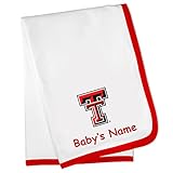 Future Tailgater Texas Tech Red Raiders Officially Licensed Personalized Baby Receiving Blanket