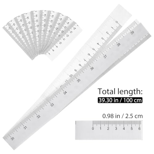 Cinta métrica desechable de papel de 40 pulgadas miniatura 3