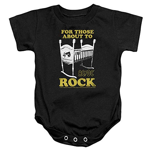 Image of ACDC Cradle Rock Infant Baby Boys & Girls Onesie Snapsuit