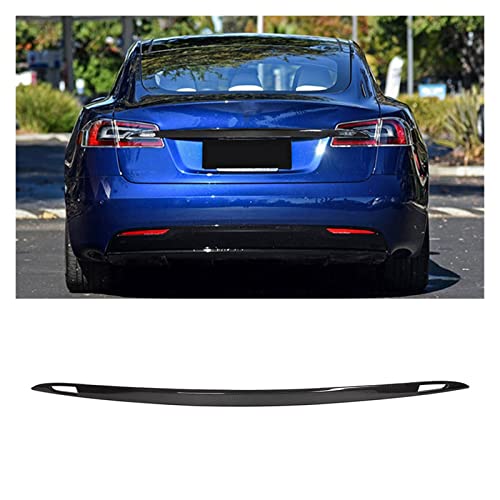 Diffuseur de becquet arrière pour Model S 2012-2020 avec lèvre de coffre et garnitures d'aile - 5