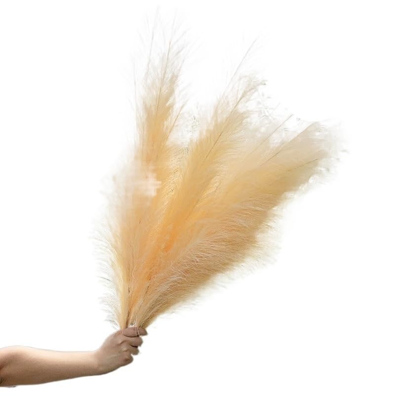 Pampas Grass Large 1Pc 120cm Decoración Artificial miniatura 1