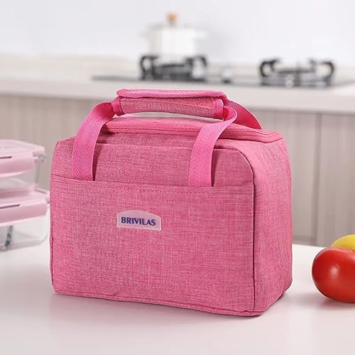 Bolsa Térmica Masculina Feminina Versátil Fitness Marmita (Rosa)