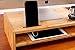 Bamboo Monitor Stand, 2-Tier Monitor Riser with Storage Accessories, Computer Desk Organizer, Office Desktop and Laptop Wooden Shelf by Olive Oak