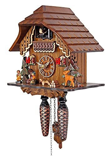 Reloj de cuco para decorar salones rústicos estilo Selva Negra 4