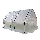 Protection complète : prolonge votre saison de plantation en protégeant les plantes des intempéries. Le design dispose de portes et de fermetures éclair qui vous permettent de maintenir la chaleur en hiver tout en favorisant la circulation de l'air pendant les journées chaudes.