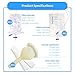 Latex Condom Catheter External Self-Sealing Set, Thick Tube,500ml Leg Bag *1, 2000ml Urine Bag *1, Soft Condoms *7, Day and Night Use Quick and Easy Drainage, No Backflow, No Leakage (30mm/1.18inch)