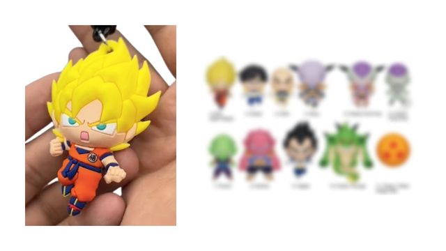 Amazon.com: Monogram Dragon Ball Z Series 3 - 3D Figural Foam Bag