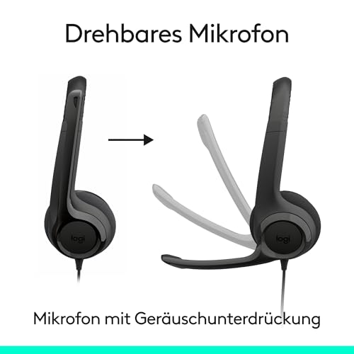 Logitech H390 kabelgebundenes Headset für PC/Notebook – Ansicht 3