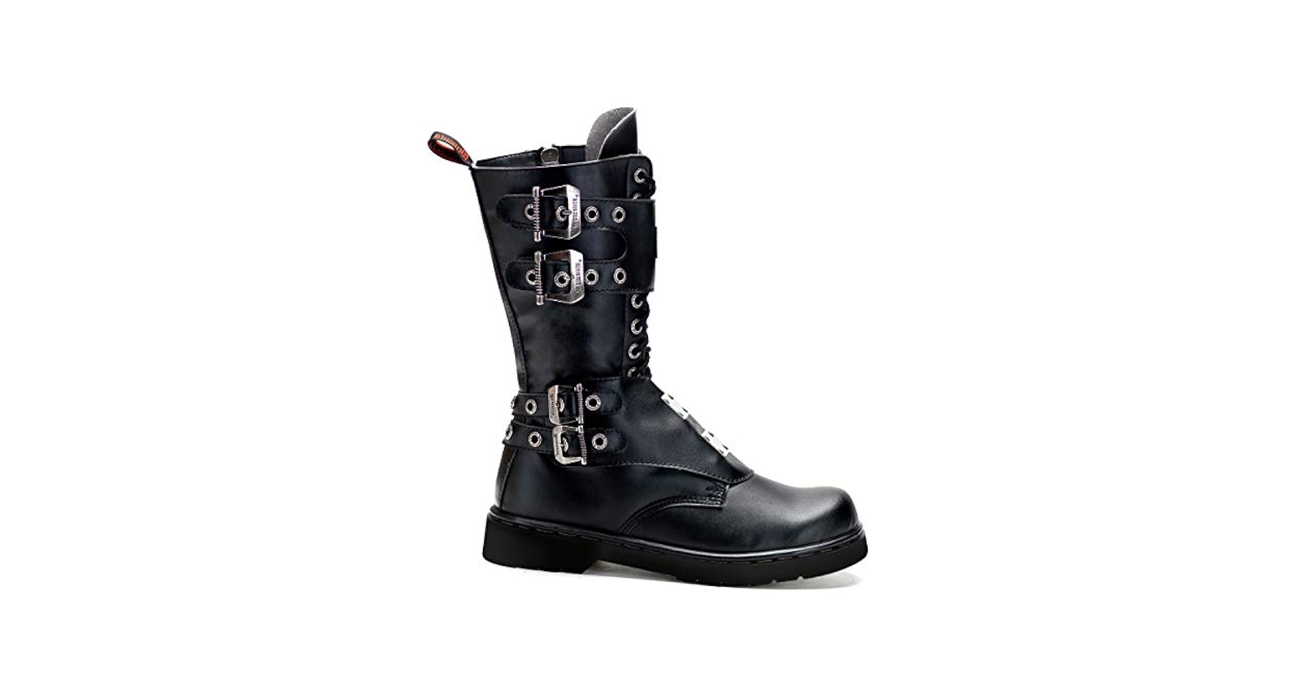 Amazon.com | Demonia Men's Def302/b/pu Boot, Black Vegan