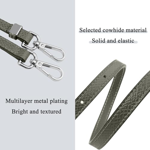 Image of Leather Purse Straps for Longchamp Conversion Kit, Leather Handbag Crossbody Shoulder Strap Adjustable for Women