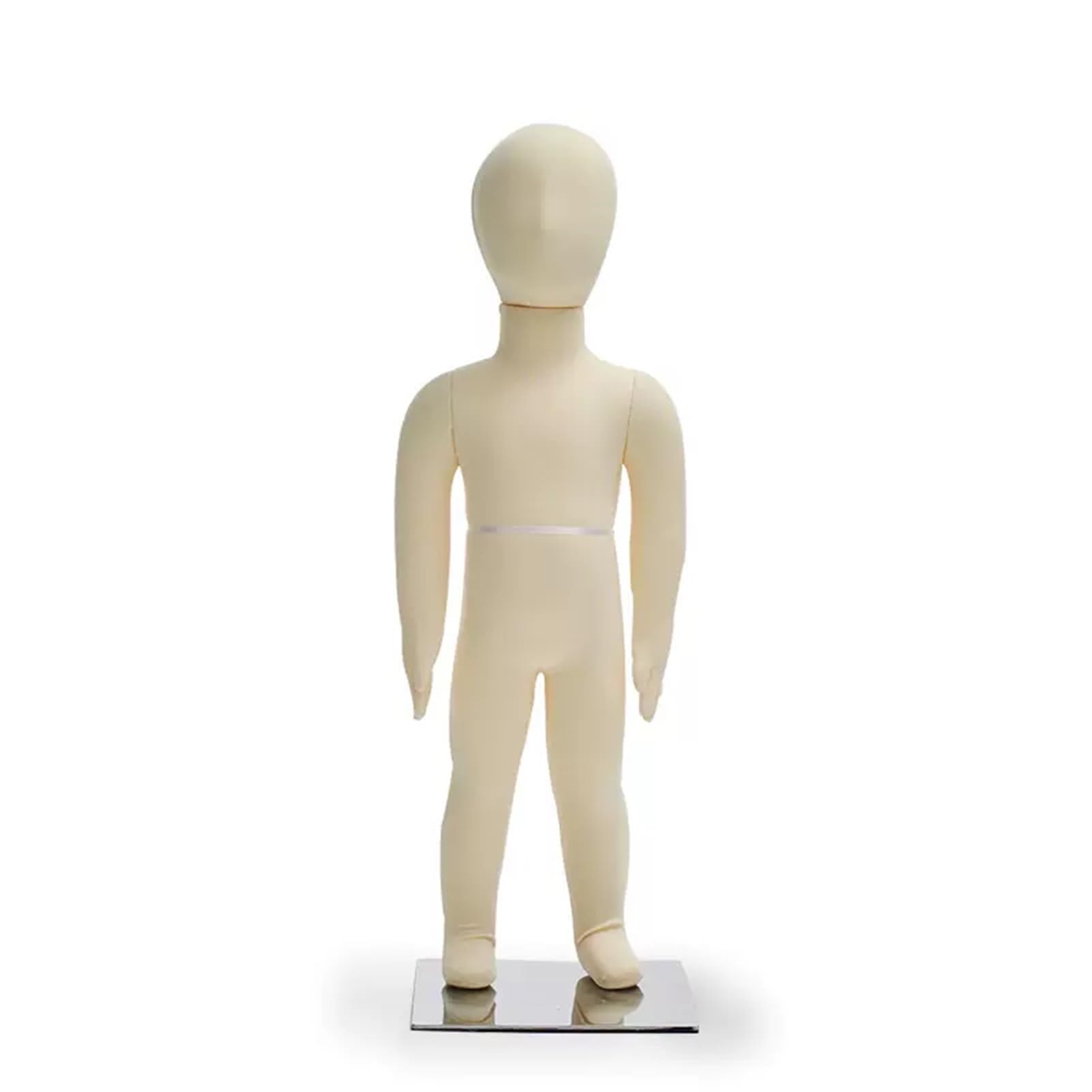 Manichino unisex per bambini da 1 a 14 anni, espositore per abbigliamento per bambini con base in metallo per negozi, vetrine e decorazioni natalizie, ideale per progetti creativi (Taglia: 11 ann