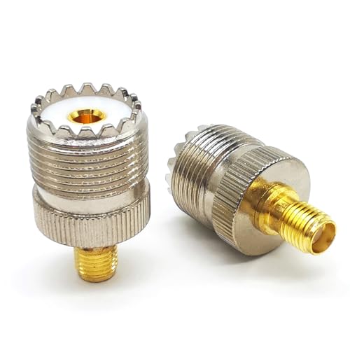 Adaptador Coaxial SMA a PL259 SO239, Pack 2 Piezas miniatura 5