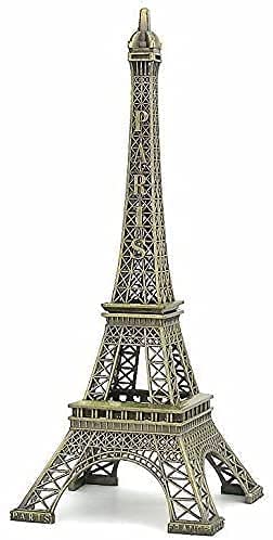 Eversky01 Handicraft Peris Eiffel Tower Statue for Gift,Paris Home Showpiece,Decoration for Office Table, Desk Decor Decorate, Statue for Decor, Birthday Unique Gift (Size 10 CM Hight, brass, Black)