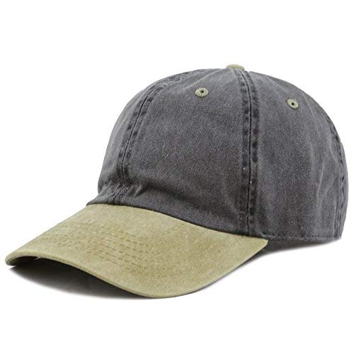 Image of The Hat Depot 100% Cotton Pigment Dyed Low Profile Dad Hat Six Panel Cap