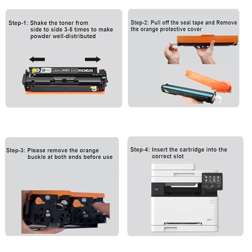 Image of 204A Toner Cartridges 4 Pack Replacement for HP 204A M180nw Toner | Compatible for HP Color Laserjet Pro MFP M180nw M180n M181fw M154a M154nw Printer (Black,Cyan,Yellow,Magenta)