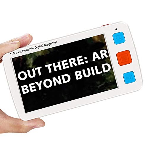 5 Inch Digital Magnifier Vision Amplifier,4-32X Zoom Multiple Color Mode