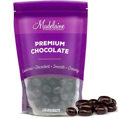 Madelaine Dark Chocolate Covered Almonds 6 Oz