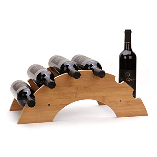 Soporte para Botellas de Bambú con Capacidad para 6 Botellas miniatura 6