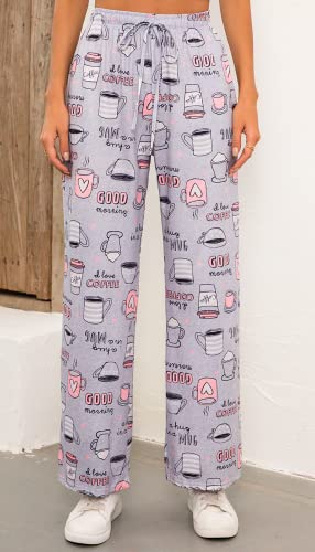 Image of X-Image Women Comfy Casual Pajama Pants with Pockets & Drawstring