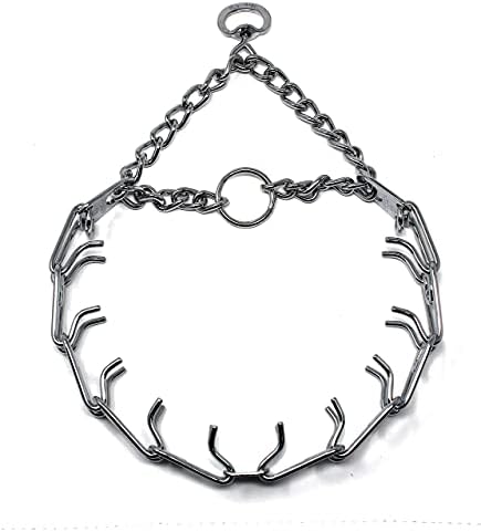 Herm Sprenger Prong Dog Training Collar Ultra-Plus Chrome Plated Steel Pet Pinch Collar No-Pull Collar for Dogs Anti Pull Training Collar Made in Germany 3.2mm x 23in Medium