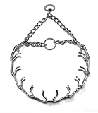 Herm Sprenger Prong Dog Training Collar Ultra-Plus Chrome Plated Steel Pet Pinch Collar No-Pull Coll