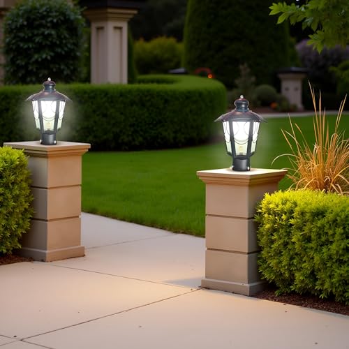 Image of Lyse Decor Gate Lights for Outdoor Waterproof, Gate Lamps for Main Gate /Boundary, Outdoor Wall Lights, Main Gate Lights Pillar Waterproof (Pack of 2)