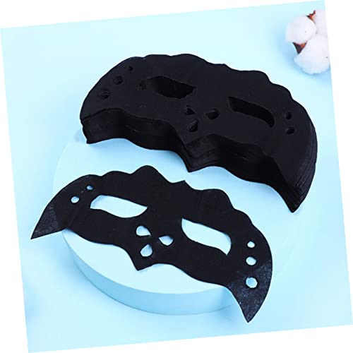 NOLITOY 300 Folhas De Carvão De Bambu Máscara De Olho Preto Papel Não Tecido Pedaço De Papel Hidrata