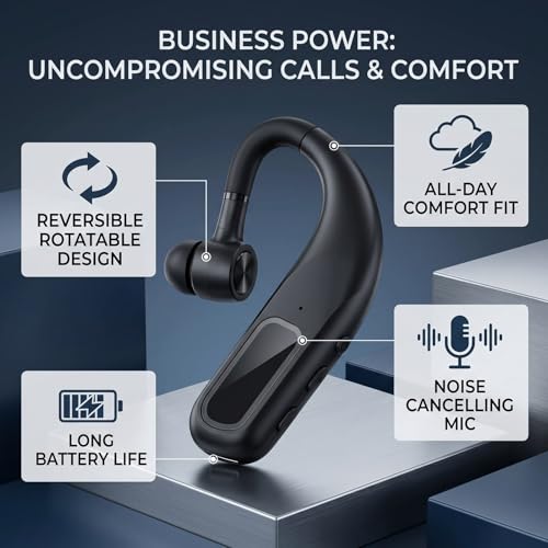 Auricular Bluetooth In Ear Jiawu con Cancelación de Ruido miniatura 2