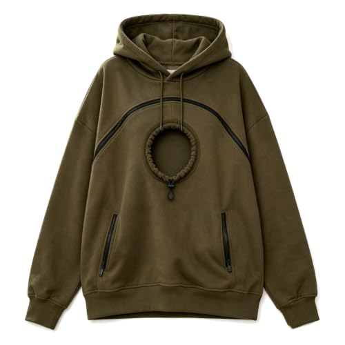 Womens Hoodies Pullover Cat Pouch Fuzzy Plush Hooded Comfy Y2k Hoodie - image 4