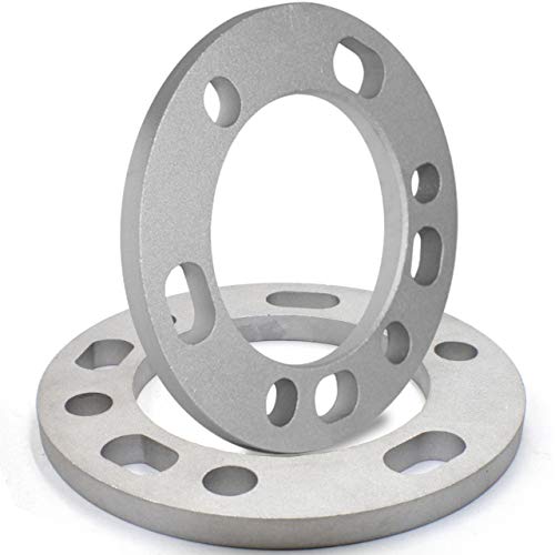 Wheel Accessories Parts Set of 2 Non-hubcentric Universal Wheel Spacers 12mm (1/2") Thickness Fit 5 x 135mm, 5 x 5.50, 6x139mm (6x5.50), 6x5.5 Die Cast Wheel Spacers