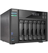 Asustor Lockerstor 6 Gen2 AS6706T - 6 Bay NAS, Quad-Core 2.0 GHz CPU, 4X M.2 NVMe Slots, Dual 2.5...