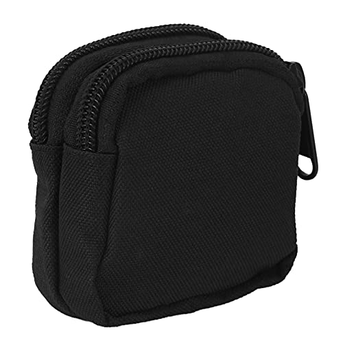 Dunlea Petite Pochette Extérieure, Mini Bourse Organisateur Équipement Armée Doux (Imperméable) Gadget Utilitaire en Nylon Couverture De Sac À Taille Extérieure (Noir) – vue 6