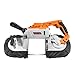 VEVOR 20V Portable Band Saw, 5 in Deep Cut, 360W Cordless Compact Bandsaw with Brushless Motor, Adjustable Speed, for Cutting Metal, Wood, Compatible with Makita Batteries (Bare Tool Only)