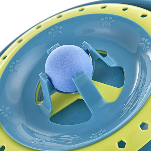 iHOO Cat Interactive Turbo Track Ball Toys Catch The Mouse Exercise Scratcher Roller Turntable Kitten Sway Toy Mental Physical Exercise Amusement Pet Supplies - Thumbnail 5