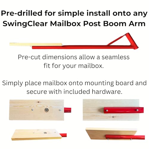 SwingClear Large Mailbox Mounting Board