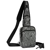 Sangle de soulagement de la pression réglable: Équipé de boucles réversibles à double anneau en D, le petit sac pour homme permet un changement facile de l'épaule gauche/droite. La sangle ergonomique en maille respirante avec rembourrage rembourré réduit la pression, garde les épaules au sec et assure un confort tout au long de la journée.