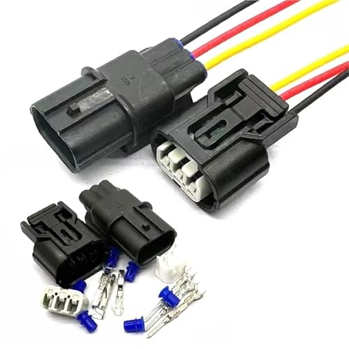 Conector de bobina de encendido estable de 3 pines para arnés de cables con sensor de impulso 4