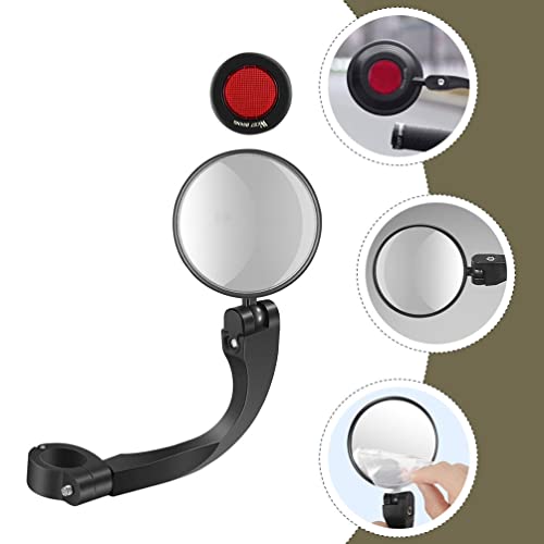 CLISPEED End Bike Bike Mirror Ajustável Mirrors Retrovisor Retrovisor Espelho para Mountain Bike Roa