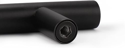 Miniatura 151 de Probrico - Paquete de 20 manijas planas negras modernas para cajones, manijas de cocina, armario europeo, tirador en T para tocador - Centros