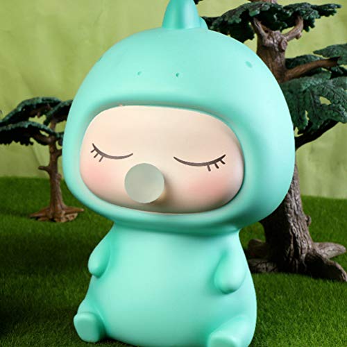 1 Unidade Decoração Verde Decoração De Mesa Estátuas De Animais De Resina Decoração De Resina Adorno