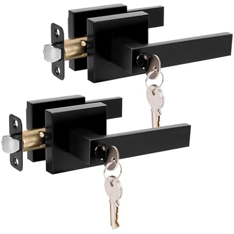 HOSOM Heavy Duty Entry Door Handle Set Cover