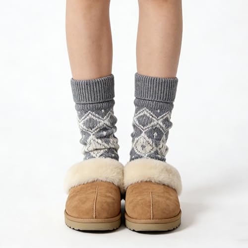 Image of Knitted Leg Warmers,womens leg warmers,Socks Long Yoga Ankle Warmers Women's Wool Warm Boot Socks