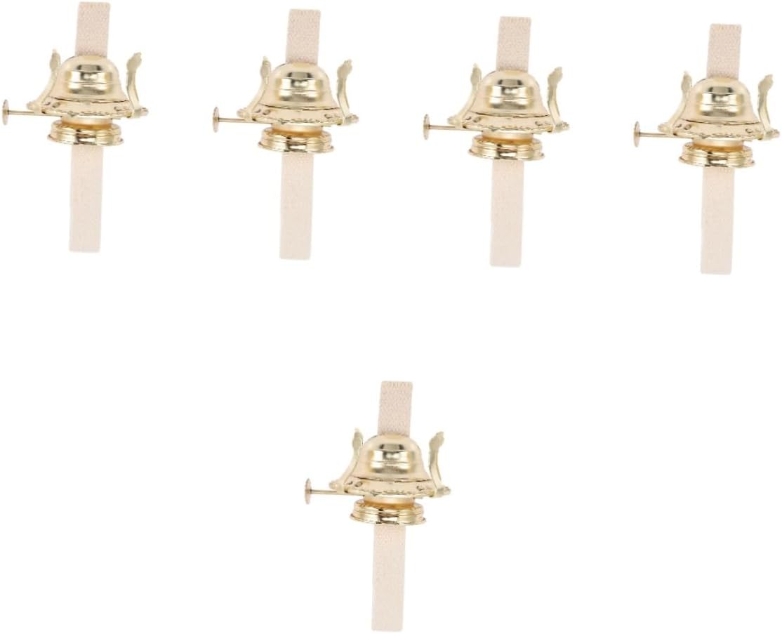 OSALADI 5sets Kerosene Lamp Burner Wick Holder and Oil Lamp Wick Replacement for Indoor and Outdoor Use