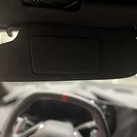 Vista 2 de C8 Corvette Sunvisor - Juego de 4 calcomanías para Corvettes 2020-2026 (negro ónix - punto)