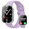 Smart Watch for Men Women(Answer/Make Calls), 1.95" HD Touch Screen Fitness Watch with Sleep Heart Rate Monitor, 110+ Sports Modes, IP68 Waterproof Activity Trackers Compatible Android iOS,Deep purple