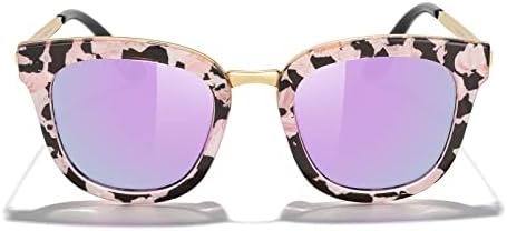MERRY'S Girls Cat Eye Sunglasses for kids Children Polarized Sunglasses S7001 (Purple, 46)