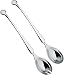 Produktbild Alessi Caccia Salatbesteck glänzend poliert, Edelstahl, 35 x 31.4 x 29 cm, 2-Einheiten