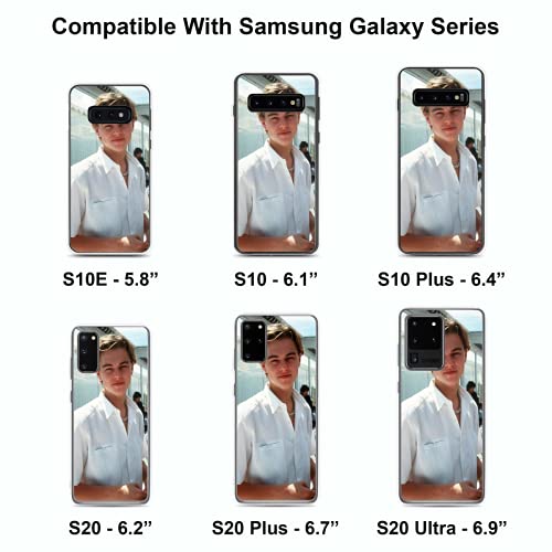Generic Phone Case Leonardo Dicaprio Compatible With Iphone 12 11 X Xs Xr 8 7 6 6S Plus Mini Pro Max Samsung Galaxy Note S9 S10 S20 Ultra Plus, Transparent #TOP4